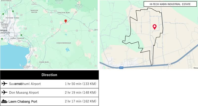 ประกาศขายที่ดินในนิคมอุตสาหกรรมไฮเทค กบินทร์ - 35 ไร่, ปราจีนบุรี, ลาดตะเคียน, กบินทร์บุรี, ปราจีนบุรี, 56,772 ตร.ม., โกดัง-โรงงาน ขาย, โดย ณัฐกุล พวงสมบัติ, 500174613 - DDproperty.com