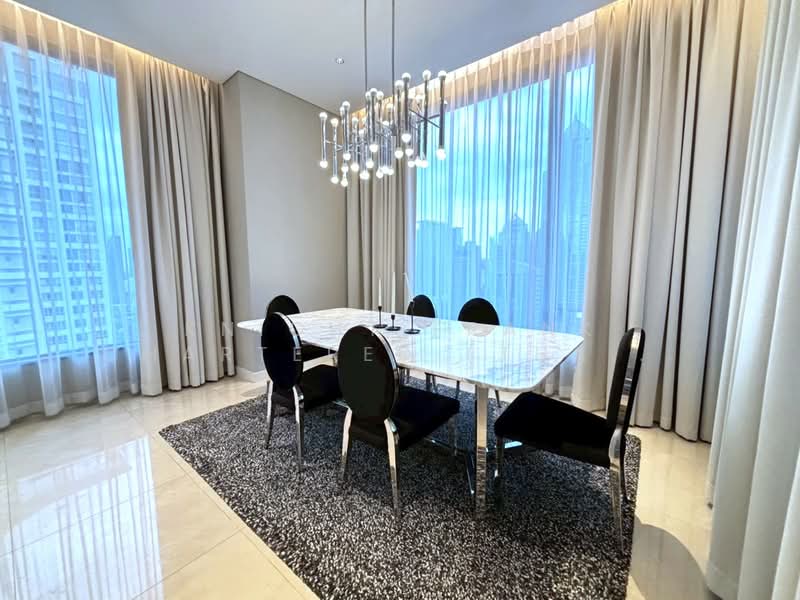 Sindhorn Residence, Bangkok, 54 Soi Ton Son, Lumphini, Pathum Wan, Bangkok, 2 Bedrooms, 111 sqm, Condo For Rent, by Knight Frank Chartered (Thailand) Co.,Ltd, 500174647 - DDproperty.com