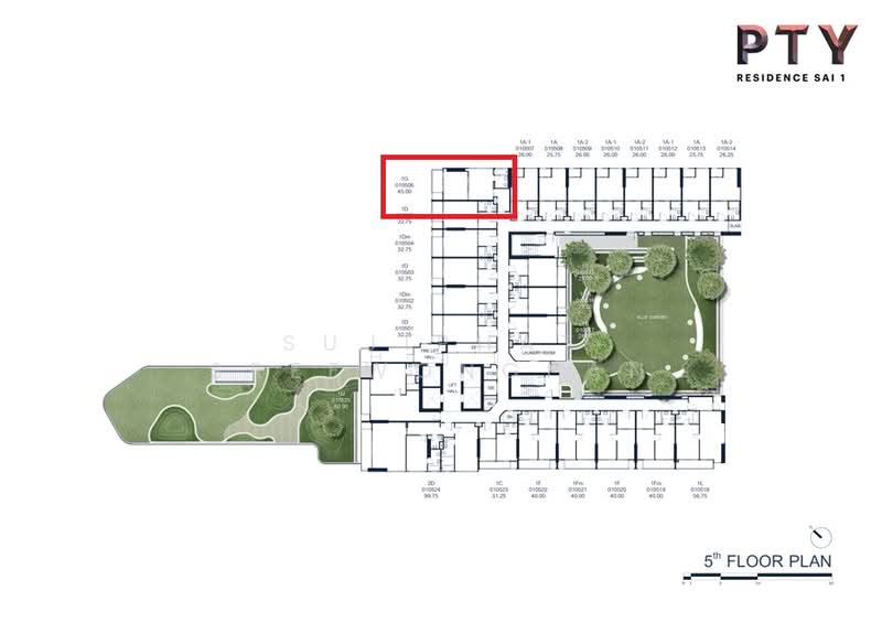 PTY Residence Sai 1 : พีทีวาย เรสซิเดนซ์ สาย 1, ชลบุรี, หนองปรือ, บางละมุง, ชลบุรี, 45 ตร.ม., คอนโด ขาย, โดย Sujiphat Sreewongpan, 500175159 - DDproperty.com