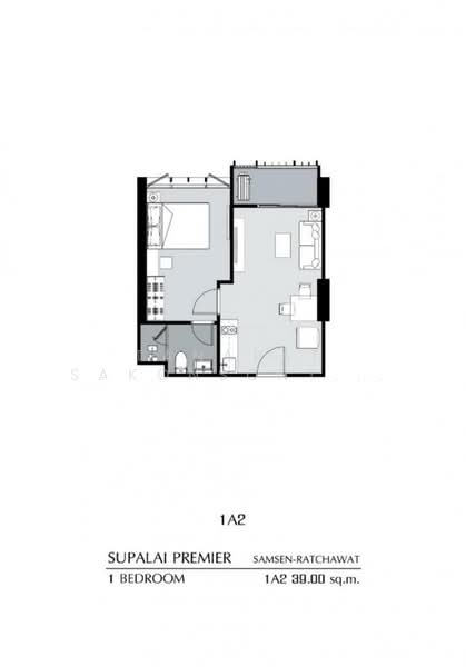 Supalai Premier Samsen-Ratchawat, Bangkok, 1089 Thanon Nakhon Chaisi Rd, Tanon Nakorn Chaisri, Dusit, Bangkok, 1 Bedroom, 39 sqm, Condo For Sale, by Tanapat Sakonsontised, 500175399 - DDproperty.com