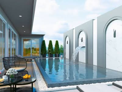 ขาย - ขายวิลล่าหรูพร้อมสระว่ายน้ำส่วนตัว 4 ห้องนอน ในศรีราชา, ชลบุรี