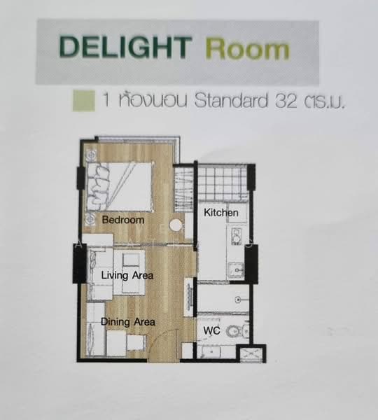 U Delight @ Jatujak Station, Bangkok, 22 Soi Phaholyothin 18/1, Phaholyothin Road, Jom Phon, Chatuchak, Bangkok, 1 Bedroom, 32 sqm, Condo For Sale, by Veera Sawatrangsri, 500176019 - DDproperty.com