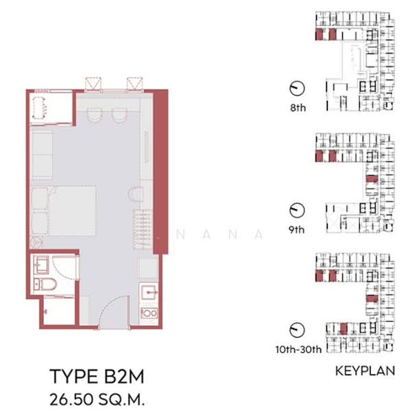 Aspire Sukhumvit-Rama 4, Bangkok, 4404 Rama 4 Road, Phra Kanong, Khlong Toei, Bangkok, 1 Bedroom, 27 sqm, Condo For Sale, by K.Nana, 500176093 - DDproperty.com