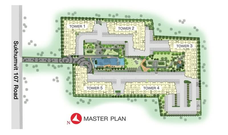 Supalai City Resort Sukhumvit 107, Samut Prakan, Sukhumvit 107, Samrong Nua, Muang Samut Prakarn, Samut Prakan, 1 Bedroom, 35 sqm, Condo For Sale, by K.Nana, 500176434 - DDproperty.com