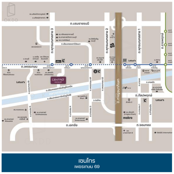 Centro Phetkasem 69, Bangkok, 68 26 Liap Khlong Phasi Charoen Fang Nuea 20, Nong Kham, Nong Khaem, Bangkok, 4 Bedrooms, 200 sqm, Townhouse For Sale, by OKDD STUDIO Co., Ltd., 500176725 - DDproperty.com