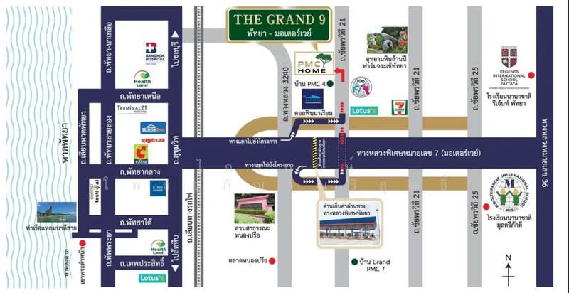 The Grand 9, Chon Buri (Pattaya), Nong Pru, Bang Lamung (Pattaya), Chon Buri (Pattaya), 3 Bedrooms, 180 sqm, Single Detached House For Rent, by ไกรฤกษ์ โพธิอภิญาณวิสุทธิ์, 500177075 - DDproperty.com