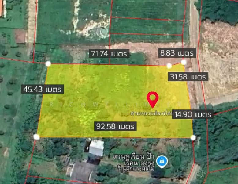 Land for sale in Ban Phra, with a 2-rai (approximately 0.8 acre) orchard., Prachin Buri, Ban Phra, Muang Prachin Buri, Prachin Buri, , 3,844 sqm, Land For Sale, by richwellinter, 500177077 - DDproperty.com