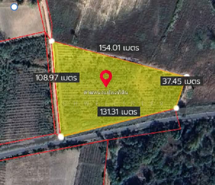 6 rai of land for sale in Nong Ki, Soi Ban Thod Moo 5, with road frontage on two sides., Prachin Buri, Nong Ki, Kabin Buri, Prachin Buri, , 9,800 sqm, Land For Sale, by richwellinter, 500177088 - DDproperty.com