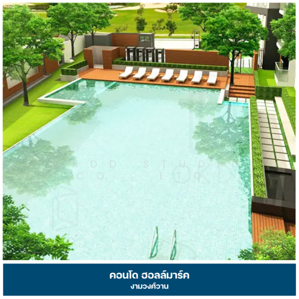 Hallmark Ngamwongwan, Nonthaburi, Nonthaburi Road, Bang Khen, Muang Nonthaburi, Nonthaburi, 1 Bedroom, 28 sqm, Condo For Sale, by OKDD STUDIO Co., Ltd., 500177147 - DDproperty.com