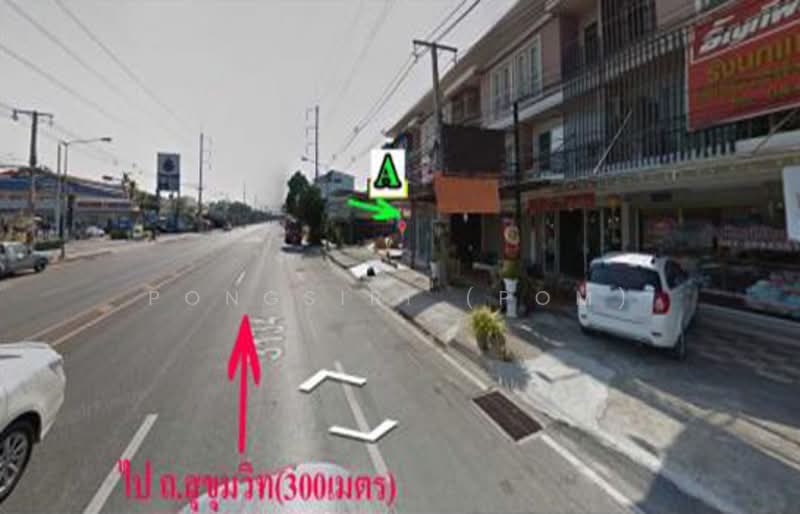 ขาย - อาคารพาณิชย์ ติดถนนใหญ่ อ่างศิลา, ชลบุรี