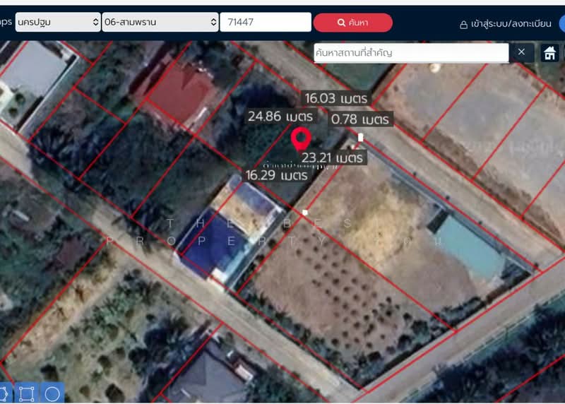 ที่ดินสามพราน นครปฐม, นครปฐม, หอมเกร็ด, สามพราน, นครปฐม, 400 ตร.ม., ที่ดิน ขาย, โดย The Best Property รัตน์, 500177546 - DDproperty.com