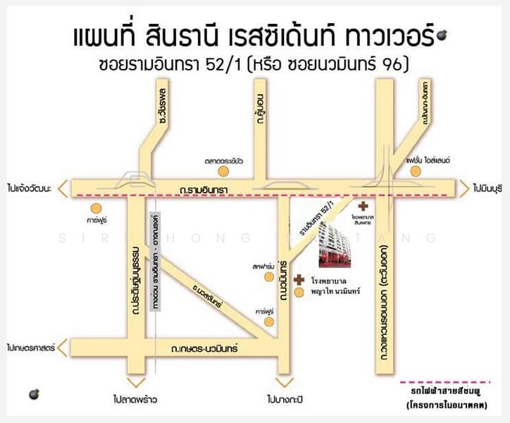 Sinthanee Residence Tower, Bangkok, Nawamin Road, Khan Na Yao, Khan Na Yao, Bangkok, 1 Bedroom, 29 sqm, Condo For Sale, by Sirithong Saetang, 500178207 - DDproperty.com