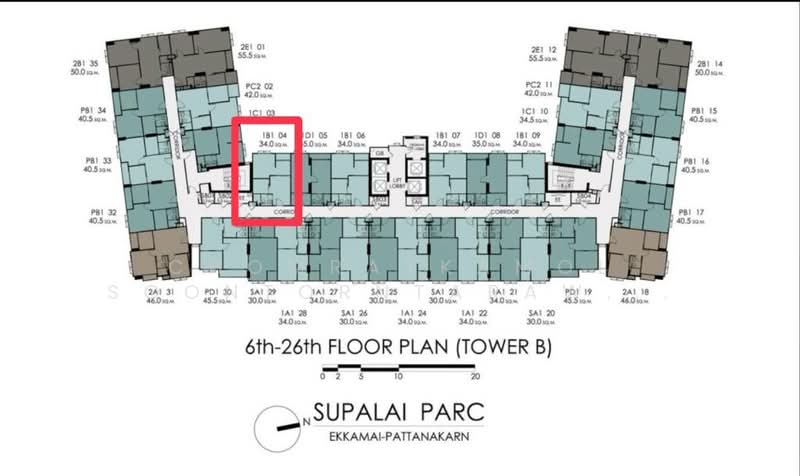 Supalai Parc Ekkamai-Pattanakarn, Bangkok, Suan Luang, Suan Luang, Bangkok, 1 Bedroom, 34 sqm, Condo For Sale, by Chomratkamol Soontorntarawong (Gor), 500178237 - DDproperty.com