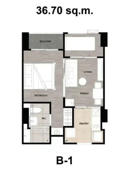 Niche Mono Sukhumvit - Puchao : นิช โมโน สุขุมวิท - ปู่เจ้า, สมุทรปราการ, ซอยสุขุมวิท 115 ถนนสุขุมวิท, เทพารักษ์, เมืองสมุทรปราการ, สมุทรปราการ, 37 ตร.ม., คอนโด ขาย, โดย K.Nana, 500178271 - DDproperty.com