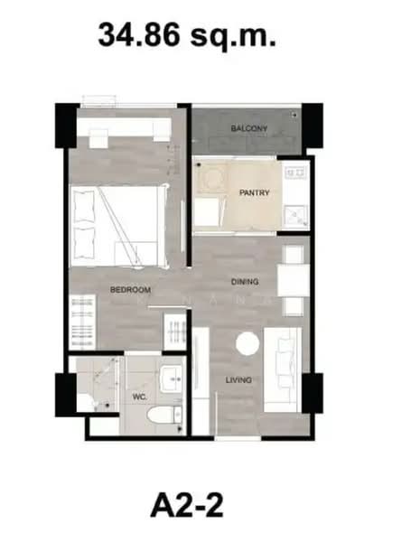 Niche Mono Sukhumvit - Puchao : นิช โมโน สุขุมวิท - ปู่เจ้า, สมุทรปราการ, ซอยสุขุมวิท 115 ถนนสุขุมวิท, เทพารักษ์, เมืองสมุทรปราการ, สมุทรปราการ, 35 ตร.ม., คอนโด ขาย, โดย K.Nana, 500178293 - DDproperty.com