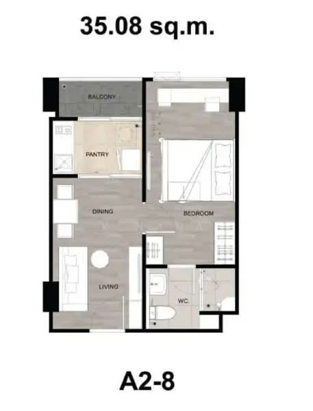 Niche Mono Sukhumvit - Puchao : นิช โมโน สุขุมวิท - ปู่เจ้า, สมุทรปราการ, ซอยสุขุมวิท 115 ถนนสุขุมวิท, เทพารักษ์, เมืองสมุทรปราการ, สมุทรปราการ, 36 ตร.ม., คอนโด ขาย, โดย K.Nana, 500178294 - DDproperty.com