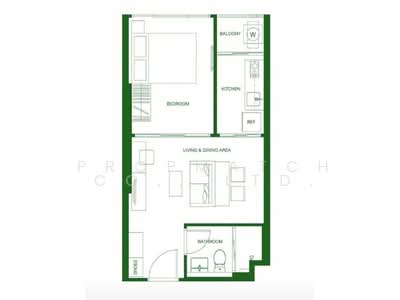 For Rent - The Line Vibe, Bangkok