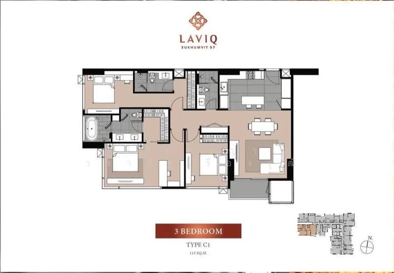 LAVIQ Sukhumvit 57 : ลาวิค สุขุมวิท 57, กรุงเทพ, ซอย สุขุมวิท 57, คลองตันเหนือ, วัฒนา, กรุงเทพ, 115 ตร.ม., คอนโด ให้เช่า, โดย Virin W., 500178778 - DDproperty.com