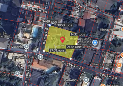 ขาย - ที่ดิน 346 ตร.วา. สุขุมวิท 31, กรุงเทพ