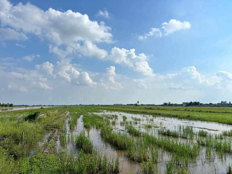 For Sale - Land for sale in Don Ko Ka, 2 rai, Khlong 21, adjacent to a paved road, near Road 5006 (1.2 km),, Chachoengsao