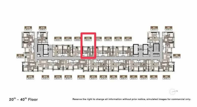 Nue District R9 : นิว ดิสทริค อาร์ 9, กรุงเทพ, 59 ถนนพระราม 9, ห้วยขวาง, ห้วยขวาง, กรุงเทพ, 26 ตร.ม., คอนโด ขาย, โดย Orapa Sumetheesirisakul, 500179725 - DDproperty.com