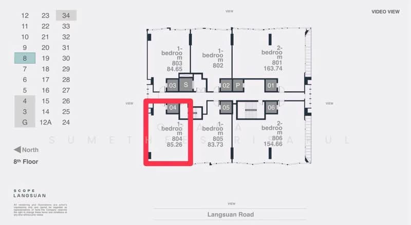 Scope Langsuan, Bangkok, Soi Lang Suan, Lumphini, Pathum Wan, Bangkok, 1 Bedroom, 85 sqm, Condo For Sale, by Orapa Sumetheesirisakul, 500179887 - DDproperty.com