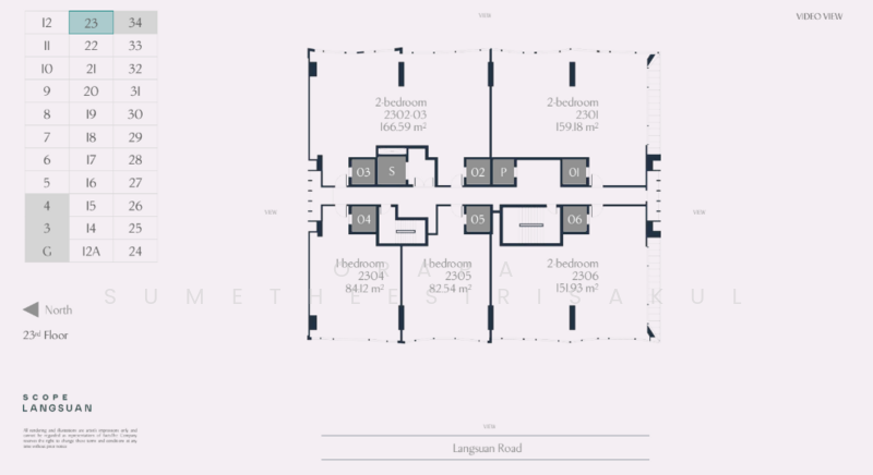 Scope Langsuan, Bangkok, Soi Lang Suan, Lumphini, Pathum Wan, Bangkok, 2 Bedrooms, 169 sqm, Condo For Sale, by Orapa Sumetheesirisakul, 500179904 - DDproperty.com