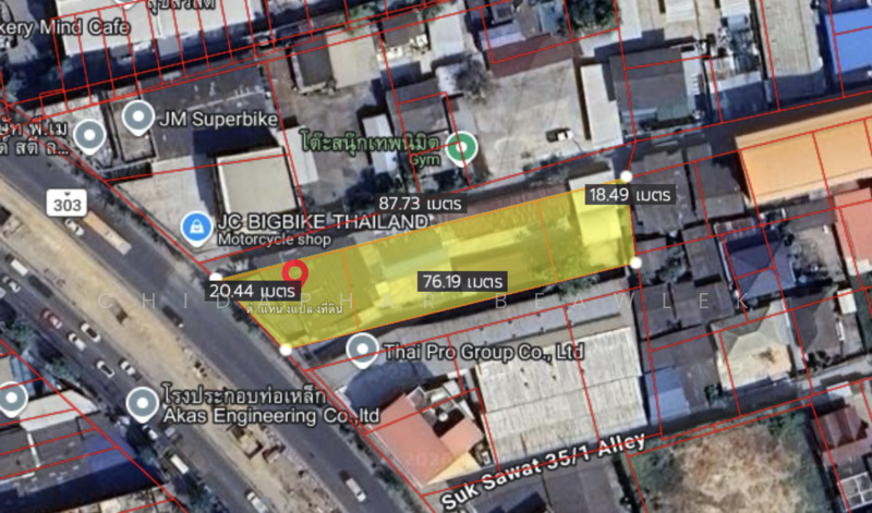 Land Suksawat Road, Bangkok, Rat Burana, Rat Burana, Bangkok, , 1,492 sqm, Land For Sale, by Chidaphar Beawlek, 500179944 - DDproperty.com