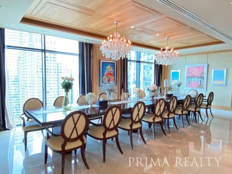 The St. Regis Bangkok (Residences), Bangkok, Rajdamri, Lumphini, Pathum Wan, Bangkok, 3 Bedrooms, 440 sqm, Condo For Sale, by Prem Narula, 500180132 - DDproperty.com