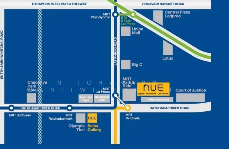 NUE Noble Ratchada-Lat Phrao, Bangkok, Lat Phrao Road, Chan Kasem, Chatuchak, Bangkok, 1 Bedroom, 26 sqm, Condo For Sale, by Nitchakarn  Wanitwichakornkit , 500182161 - DDproperty.com