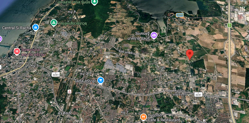 Land for sale in Sriracha, Chonburi, 1-2-18.4 rai, near Motorway 7., Chon Buri (Pattaya), เลียบมอเตอร์เวย์ชลบุรี, Surasak, Si Racha, Chon Buri (Pattaya), , 2,472 sqm, Land For Sale, by Fareeda Thaipatan, 500182437 - DDproperty.com