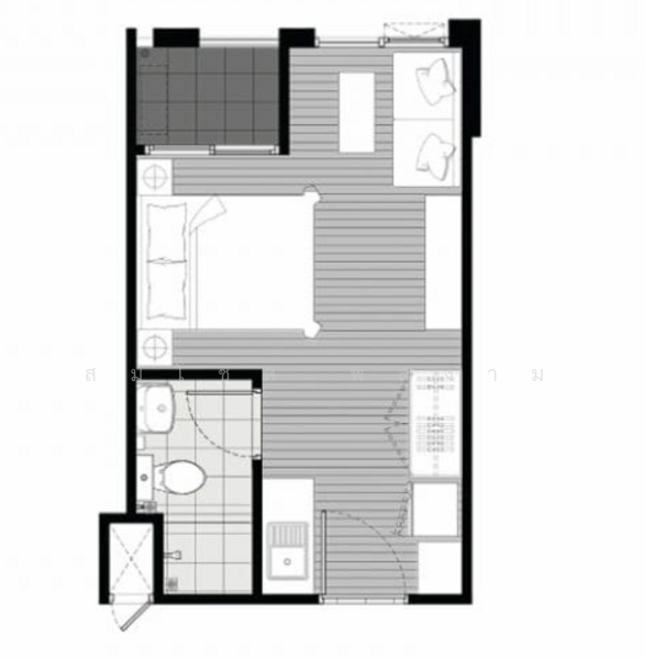 Chapter One ECO Ratchada-Huaikwang, Bangkok, Pracha Uthit Road, Huai Khwang, Huai Khwang, Bangkok, Studio, 24 sqm, Condo For Rent, by สมโชค พลงาม, 500182518 - DDproperty.com