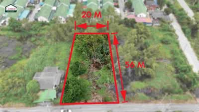 ขาย - ที่ดินเปล่า 285 ตร.วา ซอยบงกช 55 คลอง 2, ปทุมธานี