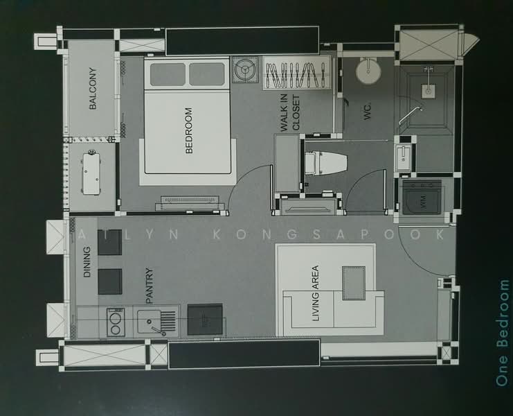 Rhythm Phahol-Ari, Bangkok, 1377 Phaholyothin Road, Samsen Nai, Phaya Thai, Bangkok, 1 Bedroom, 35 sqm, Condo For Sale, by Natlyn Kongsapook, 500183457 - DDproperty.com