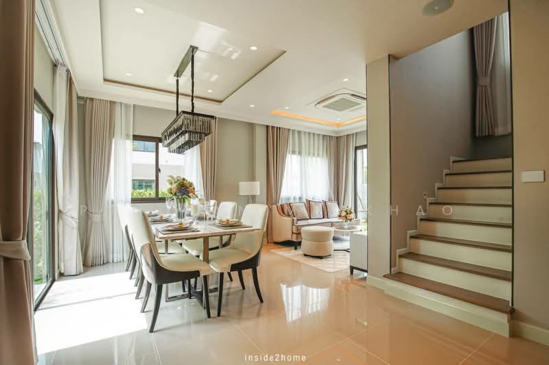 Grande Pleno Wongwaen-Ramintra, Bangkok, Kanjanapisek Klongsamwa, Sam Wa Tawan Tok, Khlong Sam Wa, Bangkok, 3 Bedrooms, 119 sqm, Single Detached House For Rent, by Pongpan Matkhao, 500185511 - DDproperty.com