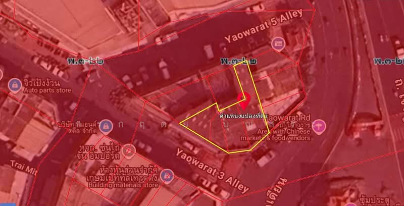 ตึก 4.5 ชั้น 5 คูหา มีดาดฟ้า (ห้องมุม) วงเวียนโอเดียน ซอยเยาวราช 3, Bangkok, เยาวราช, Samphanthawong, Samphanthawong, Bangkok, 1 Bedroom, 1,100 sqm, Townhouse For Sale, by กรกฤตย์ บุญสระ, 500185875 - DDproperty.com