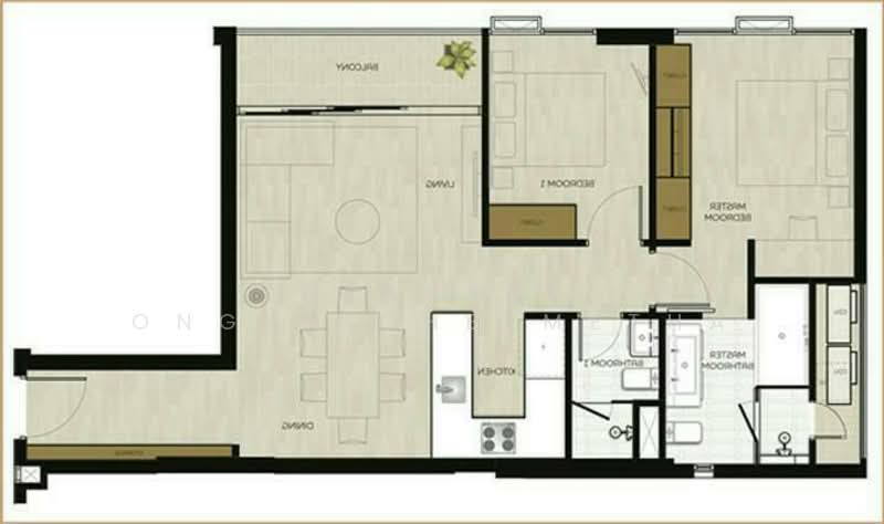 Mode Sukhumvit 61, Bangkok, Sukhumvit 61 Road, Khlong Tan Nua, Watthana, Bangkok, 2 Bedrooms, 87 sqm, Condo For Rent, by Pensasi Ongphichetmetha, 500185888 - DDproperty.com