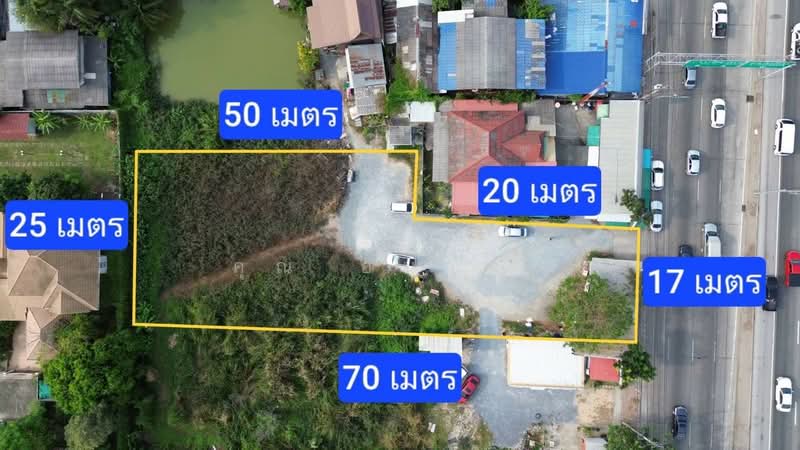 ที่ดินเปล่า 1 ไร่ ติดถนนกาญจนาภิเษก ซอยวัดพระนอน ใกล้ตลาดพระปิ่น 3, Nonthaburi, กาญจนาภิเษก, Bang Mae Nang, Bang Yai, Nonthaburi, , 1,724 sqm, Land For Sale, by คุณ อนาคต, 500186809 - DDproperty.com