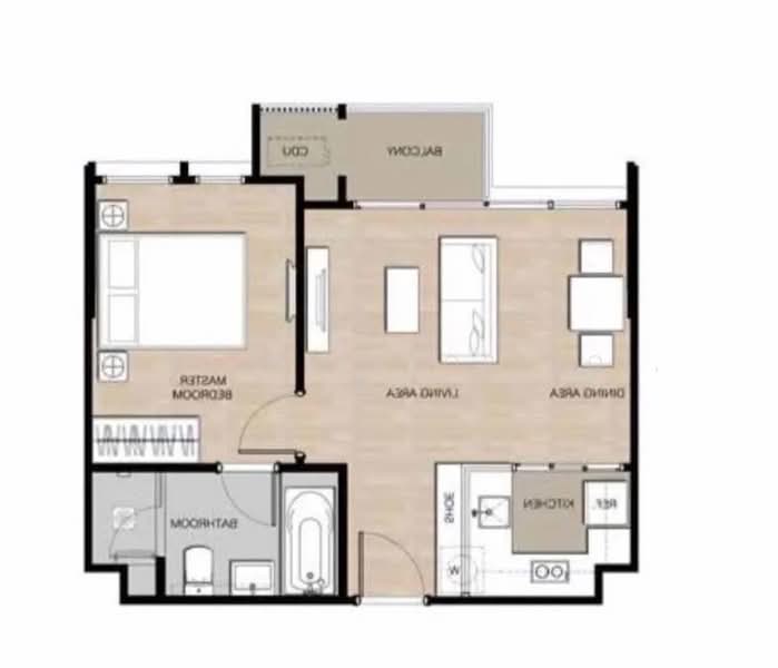 Mori Haus : โมริ เฮาส์, กรุงเทพ, ซอยอ่อนนุช 1/1 ถนนสุขุมวิท 77, พระโขนงเหนือ, วัฒนา, กรุงเทพ, 47 ตร.ม., คอนโด ให้เช่า, โดย Hero Realtor Co., Ltd., 500187040 - DDproperty.com