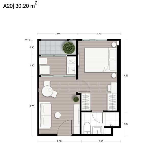 Nue District R9, Bangkok, 59 Rama 9 Road, Huai Khwang, Huai Khwang, Bangkok, 1 Bedroom, 30 sqm, Condo Option To Buy, by Rachen Nopsuwan, 500187304 - DDproperty.com