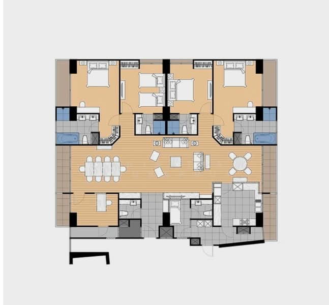 The Residence Sukhumvit 24 : เดอะ เรสซิเดนซ์ สุขุมวิท 24, กรุงเทพ, ซอยสุขุมวิท 24, คลองตัน, คลองเตย, กรุงเทพ, 320 ตร.ม., คอนโด ให้เช่า, โดย Yaninatta Jaturaphut, 500187472 - DDproperty.com