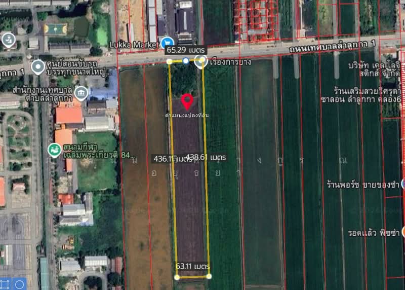 ที่ดินเปล่า ถนนเทศบาลลำลูกกา 1 ตำบลบึงคำพร้อย อำเภอลำลูกกา จังหวัดปทุมธานี, Pathum Thani, Bung Kham Proi, Lam Luk Ka, Pathum Thani, , 26,764 sqm, Land For Sale, by ภัทรนัน อิศรางกูร ณ อยุธยา, 500187761 - DDproperty.com