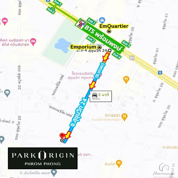 Park Origin Phrom Phong (Park 24), Bangkok, 68 Soi Sukhumvit 24, Khong Tan, Khlong Toei, Bangkok, 1 Bedroom, 28 sqm, Condo For Sale, by AJHOMECENTER - คุณณิช, 500187784 - DDproperty.com