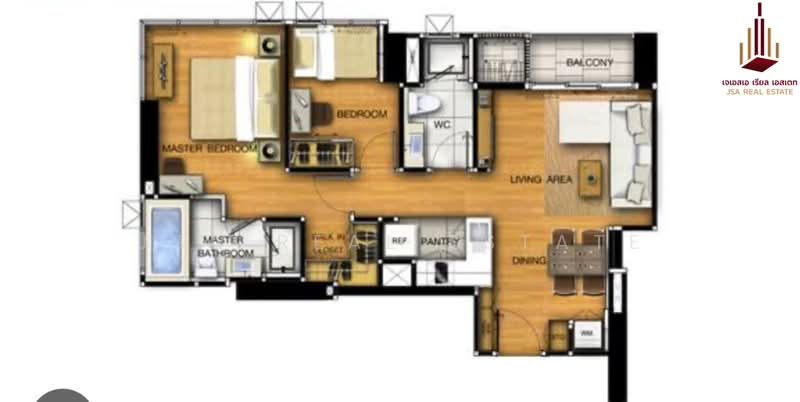 The Address Asoke, Bangkok, 1655 Petchburi Road, Makkasan, Ratchathewi, Bangkok, 2 Bedrooms, 68 sqm, Condo For Sale, by JSA REAL ESTATE, 500188064 - DDproperty.com