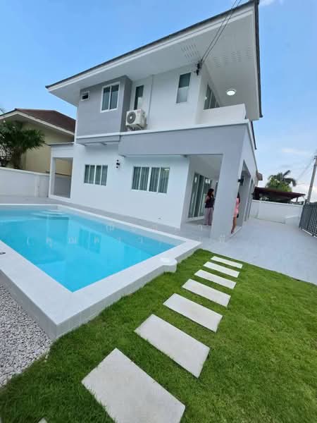 Pool Villa for sale bangsary, Chon Buri (Pattaya), ถนนซอยเทศบาล 99 - เขาหมอน, Sattahip, Sattahip, Chon Buri (Pattaya), 4 Bedrooms, 380 sqm, Single Detached House For Sale, by Nichapa Phiachan, 500188145 - DDproperty.com