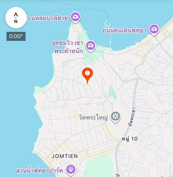 Prime Land for Sale in Pratumnak Hill, Pattaya Adjacent to Rajavarun 1 Road | Red Zone (Commercial), Chon Buri (Pattaya), Nong Pru, Bang Lamung (Pattaya), Chon Buri (Pattaya), , 1,808 sqm, Land For Sale, by Regina Nuengjamnong, 500188358 - DDproperty.com