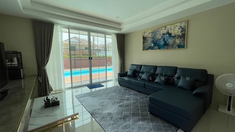 เช่าบ้านเนื้อที่ 1 ไร่ พร้อมสระว่ายน้ำส่วนตัว บ้าน 5 นอน บ้านสวนเนรมิตร ออเงิน รามอินทราถ.เพิ่มสิน, Bangkok, เพิ่มสิน, O-Ngoen, Sai Mai, Bangkok, 5 Bedrooms, 320 sqm, Single Detached House For Rent, by บุษบา รัตนวงษ์ชัย, 500188578 - DDproperty.com