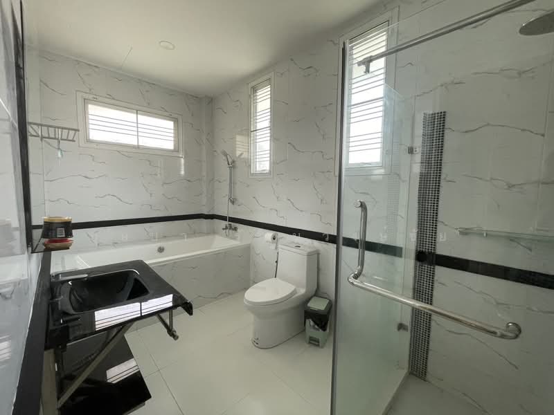 เช่าบ้านเนื้อที่ 1 ไร่ พร้อมสระว่ายน้ำส่วนตัว บ้าน 5 นอน บ้านสวนเนรมิตร ออเงิน รามอินทราถ.เพิ่มสิน, Bangkok, เพิ่มสิน, O-Ngoen, Sai Mai, Bangkok, 5 Bedrooms, 320 sqm, Single Detached House For Rent, by บุษบา รัตนวงษ์ชัย, 500188578 - DDproperty.com