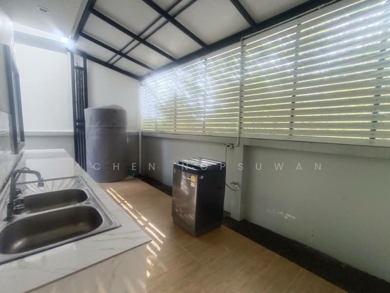 For Rent - Twin house for rent, 2 stories, 3 bedrooms, 32 sq.wa., fully furnished, near Ban Phru Municipality., Songkhla