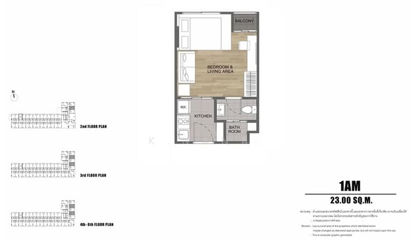 The Muve Sukhumvit 107, Samut Prakan, 107 Moo 9 Sukhumvit 107, Samrong Nua, Muang Samut Prakarn, Samut Prakan, 1 Bedroom, 23 sqm, Condo For Sale, by K.Nana, 500188700 - DDproperty.com